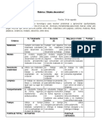 Rúbrica Tecnología 5°