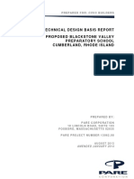 Geotechnical Design Basis Report Proposed Blackstone Valley Preparatory School Cumberland, Rhode Island