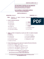 Práctica Dirigida 2. Integrales de Algunas Funciones Trigonométricas. Sustitución Trigonométrica