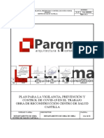 Plan de Vigilancia Medica Ocupacional Parqma