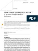 Artículo Mirian Pino Ficción y Crónica Anarcobarroca en Impuesto A La Carne de Diamela Eltit