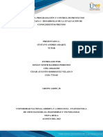 Etapa 1 - Desarrollo de La Evaluación de Conocimientos Previos