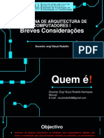 01-Introdução A Organização de Computadores