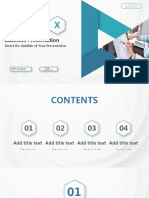 Light Blue Business Presentation Template