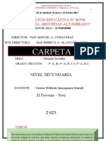 Carpeta Pedagógica 2022 Arguedas