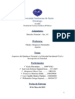 Derecho Notarial, Tarea 7.1