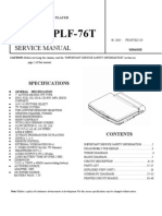 PLF-76T Service Manual