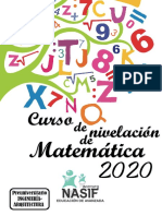 Curso de Nivelación de Matemática