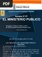 Unidad II Semana 7 El Ministerio Publico