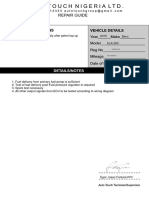 Repair Guide: Vehicle Details Fault Summary / Signs