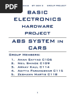 BASIC ELECTRONICS Hardware Synopsis