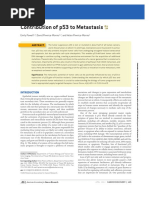 Contribution of p53 To Metastasis: Review