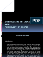 Introduction To Criminology