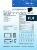 Battery Vision 6FM134-X