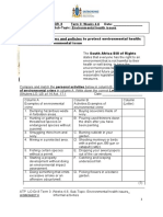 Gr. 8 T3, Week 4-6, Worksheet 8, Environmental Health Issues