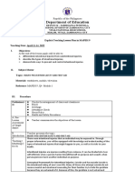 Explicit Teaching Lesson Plan Health Q4 Module 1