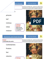 Lesson 1 - Nutrients and Food Groups