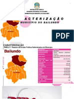 Caracterização Bailundo