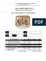 HSP 3M1 (Unit Guide) - Introduction To Anthropology