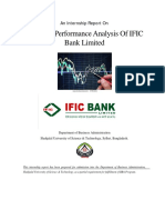 Internship Report On Financial Performan