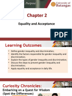 Chapter 2 - Equality and Acceptance