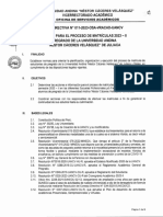 Directiva de Matricula