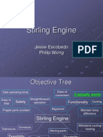 Stirling Engine: Jesse Escobedo Philip Wong