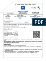 Electronic Reservation Slip (ERS) : 4500548277 17311/mas Ubl SF Exp Sleeper Class (SL)