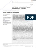 Numerical Methods in Fluids - 2022 - Gao - On The Investigation of Oblique Shock Wave Turbulent Boundary Layer Interactions