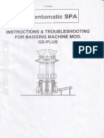 Ventomatic Instructions & Troubleshooting For Bagging Machine