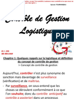 Contrôle de Gestion Logistique (Cours Master 2 Chap1)