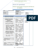 Sesión de Aprendizaje Semanal Voleibol (Recepcion)