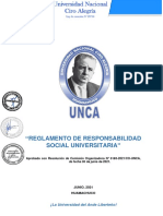 Reglamento de Responsabilidad Social Universitaria