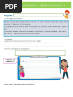 FICHA CT. ¿Por Qué La Tierra Se Mueve