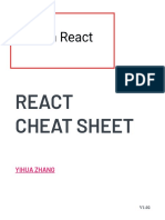 React Cheat Sheet 