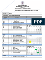 Customized School Calendar Buug Sped Center