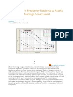 Using Dielectric Frequency Response To Assess Insulation in Bushings