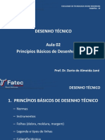 Desenho Técnico - Aula 2 - Princípios Básicos de Desenho Técnico