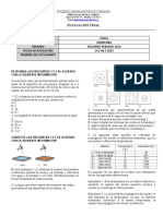 Examen Física Grado 11