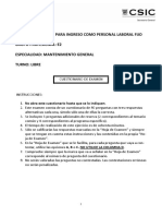 Csic E2-Mantenimiento General-Libre