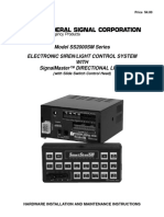 SS2000SM Electronic Siren - Light Control System With SignalMaster Directional Light Manual - 255336