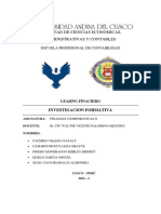 FINANZAS II Investigacion Formativa