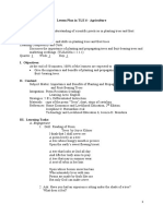 Lesson Plan in TLE 6 - Agriculture