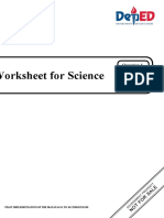 Worksheet Science 4 Week 1 1