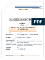 Modulo I Evolucion de La Computadora