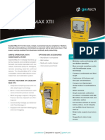 GasAlertMaxXTII Datasheet