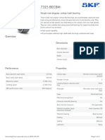 SKF 7315 BECBM Specification