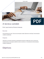 Tema 1 - A Técnica Contábil