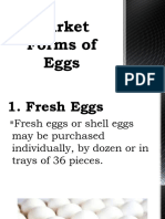 Market Forms of Eggs