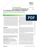 Structures of Cancer Antigen Mesothelin